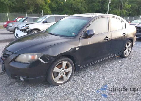 2004 Mazda Mazda3 S из США, поврежденный, VIN JM1BK123541128055